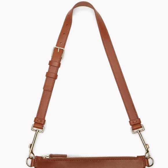 Theory Linden Leather Bag Strap (Cognac) - Picture 2 of 6